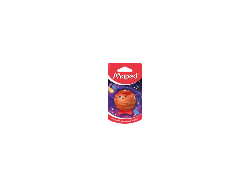 Maped Taille-crayon PLANET, métallique, carte blister