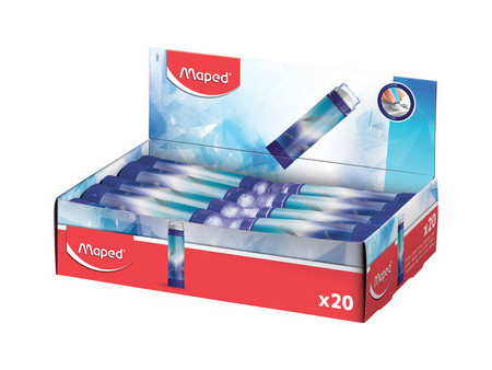 Maped Gomme en plastique ARCTIC, présentoir de 20
