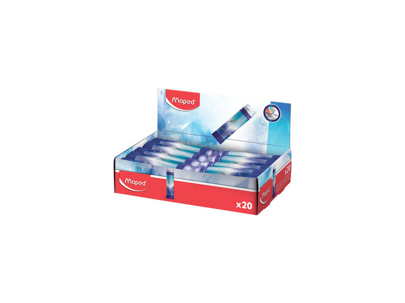 Maped Gomme en plastique ARCTIC, présentoir de 20