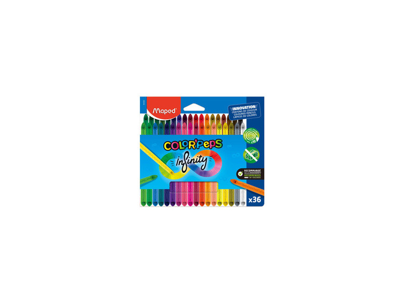 Maped Crayon de couleur COLOR'PEPS INFINITY, étui de 36