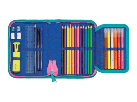 Maped Étui scolaire Tropical, polyester, turquoise / rose
