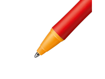 STABILO Stylo à bille rétractable pointball, rouge