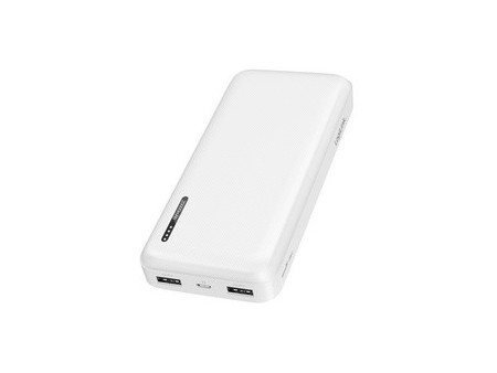 LogiLink Powerbank 20.000 mAh, 2x USB-A, 1x USB-C, blanc