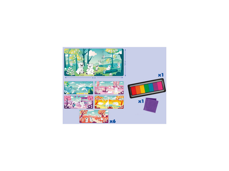 Maped Creativ my first Kit de tampon à doigts, 8 pièces