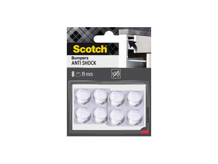 Scotch Pastille antichoc élastique, 19 mm, transparent