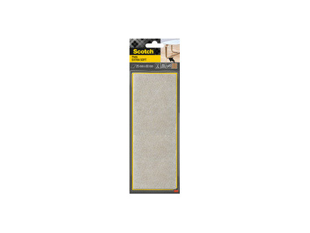 Scotch Patin en feutre extra-doux, 80 x 215 mm, beige