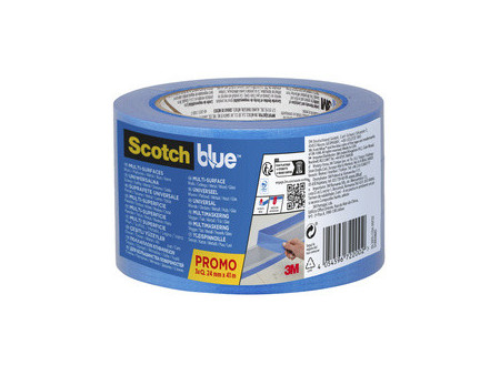 Scotch blue Ruban 'Multi-Surface', 24 mm x 41 m, lot de 3