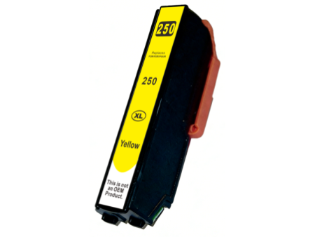 Cartouche compatible Epson 250XLY - Jaune - 13ml