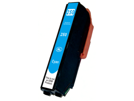 Cartouche compatible Epson 250XLC - Cyan - 13ml