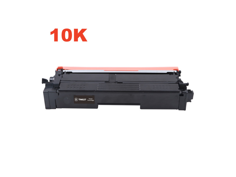 Toner compatible Brother TN-627BK - Noir - 10.000 pages