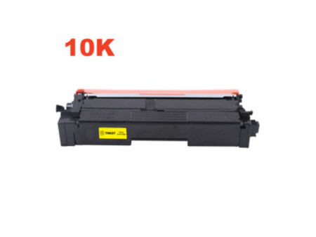Toner compatible Brother TN-627Y - Jaune - 10.000 pages