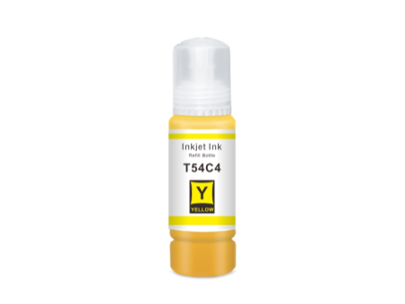 Recharge compatible Epson C13T54C420 T54C4 - Jaune - 70ml