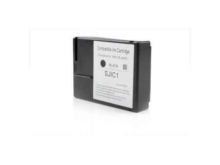 Cartouche compatible Epson SJIC1BK - Noir - 70ml