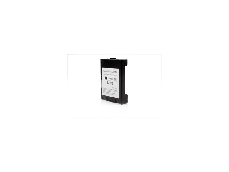 Cartouche compatible Epson SJIC3BK - Noir - 50ml