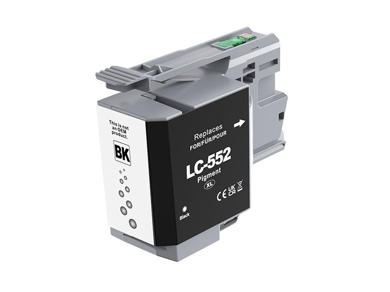 Cartouche compatible Brother LC552XLBK - Noir - 3.000 pages
