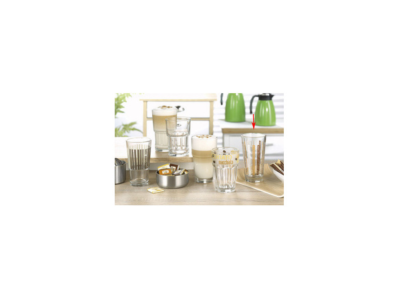 Esmeyer Verre à latte macchiato LINES, 370 ml