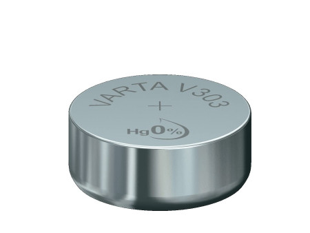 VARTA Pile oxyde argent pour montres, V303 (SR44), 1,55 Volt