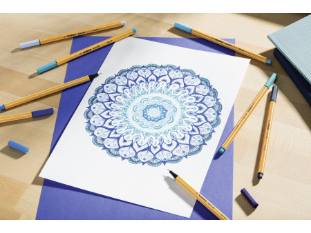 STABILO Feutre à pointe fine point 88, étui plastique de 30