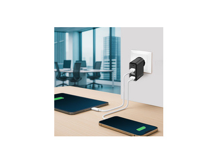 LogiLink Chargeur secteur USB, 3x USB-A (QC), 1x USB-C (PD)