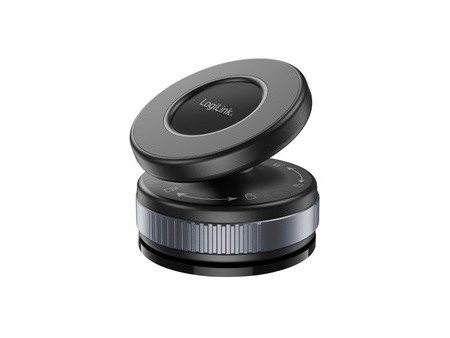 LogiLink Support magnétique de smartphone, noir