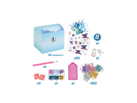 Maped Creativ Coffret à bijoux DIAMOND PAINTING, carton