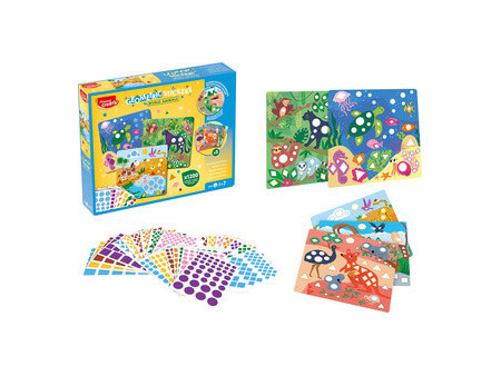 Maped Creativ Kit gommettes géométriques ANIMAUX DU MONDE