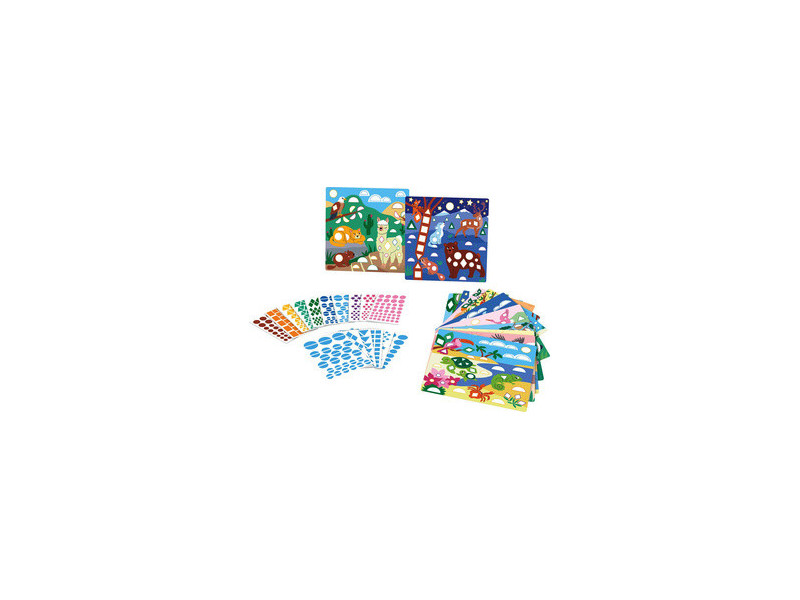 Maped Creativ Kit gommettes ANIMAUX DU MONDE, maxi