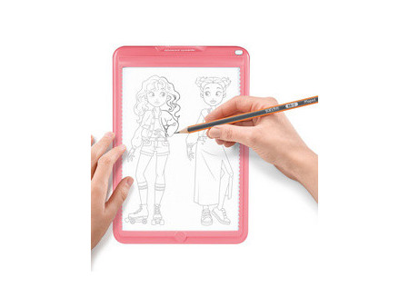 Maped Creativ Table à dessin LED AVATAR FASHION BFF, rose