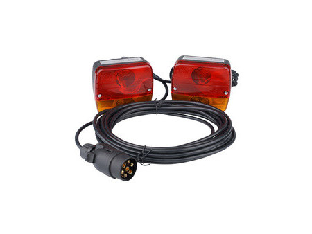 IWH Feu arrière de remorque avec aimant, 6 fonctions, 12V