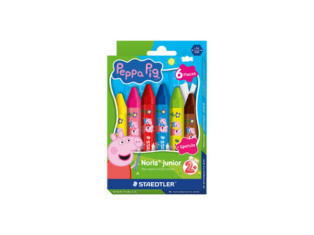 STAEDLTER Craie à la cire Noris junior Peppa, étui de 12