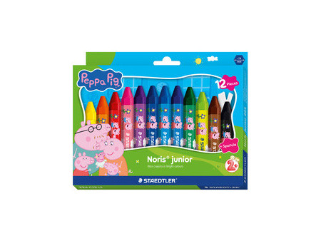 STAEDLTER Craie à la cire Noris junior Peppa, étui de 6