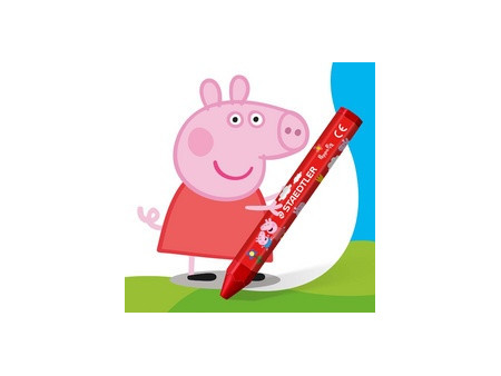STAEDLTER Craie à la cire Noris junior Peppa, étui de 6