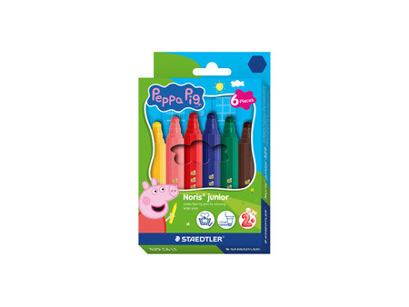 STAEDTLER Feutre Noris junior Peppa, étui en carton de 6
