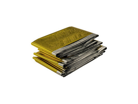 FIRST AID ONLY Couverture de survie, 1,6 x 2.1 m, argent/or