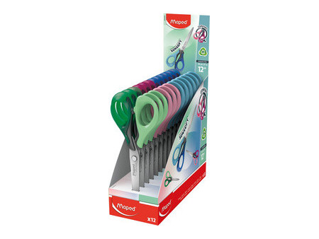 Maped Ciseaux Sensoft 3D, pointu, 160 mm, présentoir de 12
