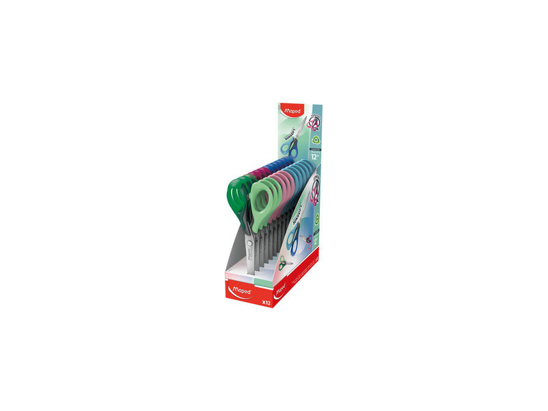 Maped Ciseaux Sensoft 3D, pointu, 160 mm, présentoir de 12
