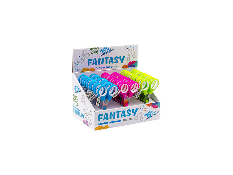 WEDO Ciseaux FANTASY, assorti, présentoir de 30