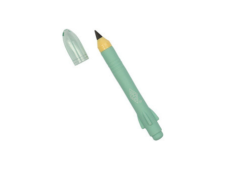 WEDO Crayon de papier éternel 'Pointy Rakete', avec gomme