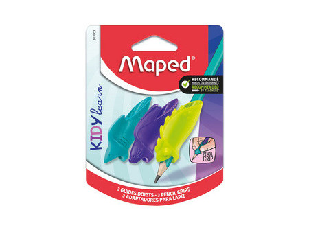 Maped Guide-doigt KIDY learn, motifs d'animaux, blister de 3