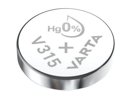 VARTA Pile oxyde argent pour montres, V315 (SR67), 1,55 Volt