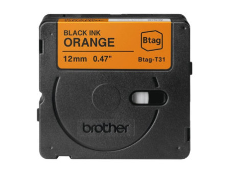BROTHER 12MM BTAGT31 Ribbon Black