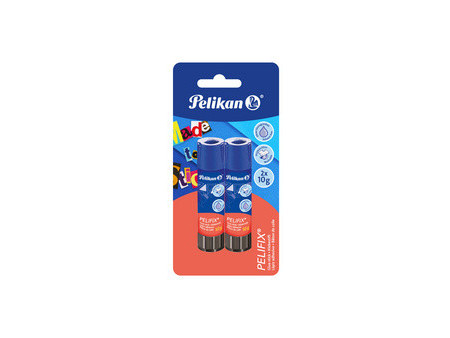Pelifix Bâton de colle PELIFIX, 10 g, blister de 2