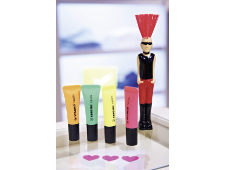 STABILO Surligneur NEON, en filet de 5