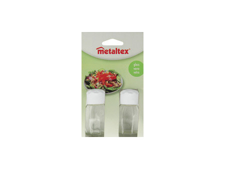 metaltex Salière et poivrière Spice Line, set de 2