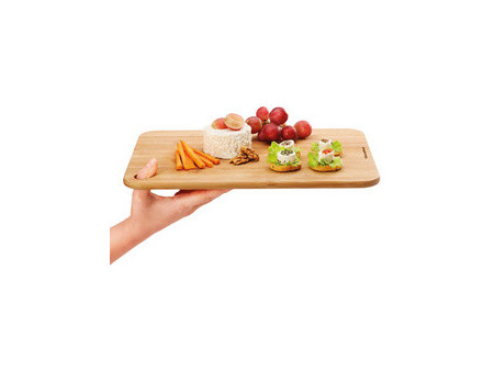 metaltex Planche à découper, 220 x 140 mm, bambou, naturel