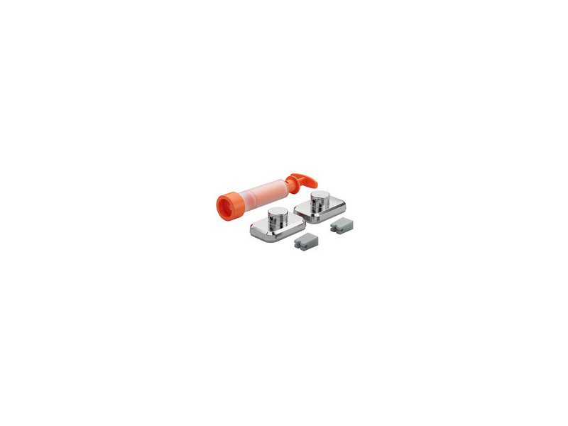 metaltex Fixation VacuumFix, set de crochets, chrome