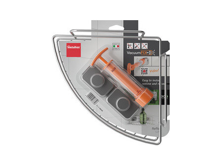 metaltex Étagère d'angle Reflet LUXY & Vacuum-Fix