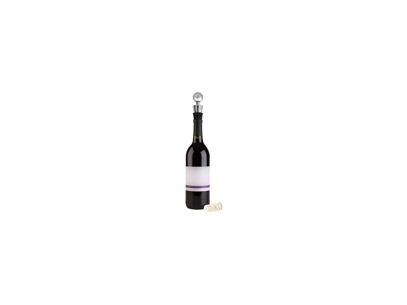 metaltex Bouchon de bouteille, argent/noir