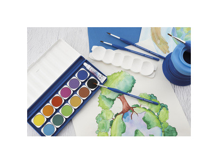 EBERHARD FABER Boîte de peinture WINNER, 12 couleurs