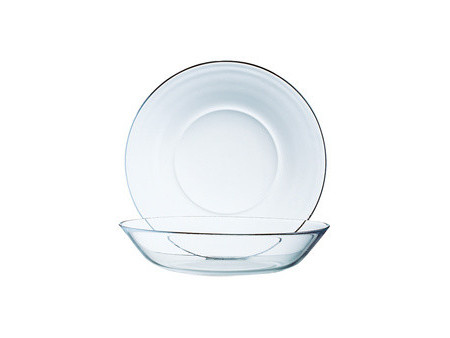 Esmeyer Arcoroc Assiette creuse en verre COSMOS, 140 mm